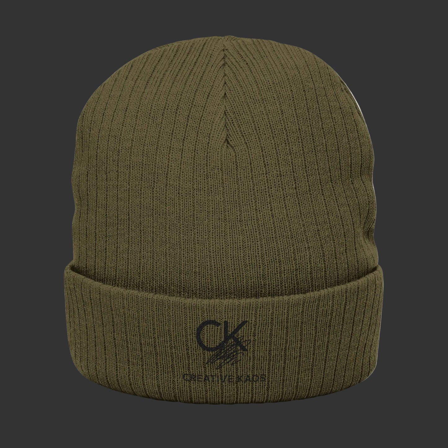 Creative Koas Ribbed Knit Beanie