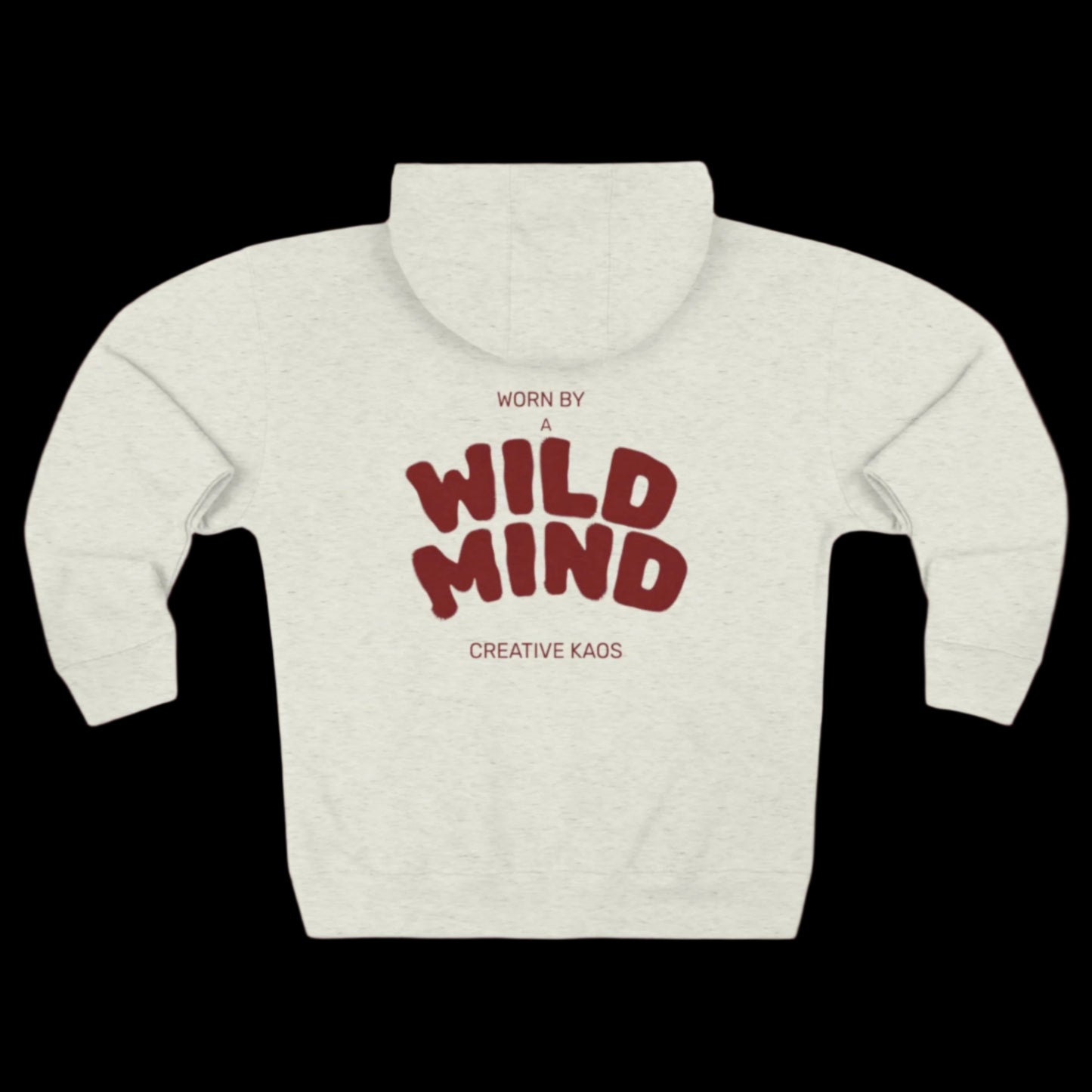 Wild Mind Zip Hoodie – Where Chaos Meets Creation