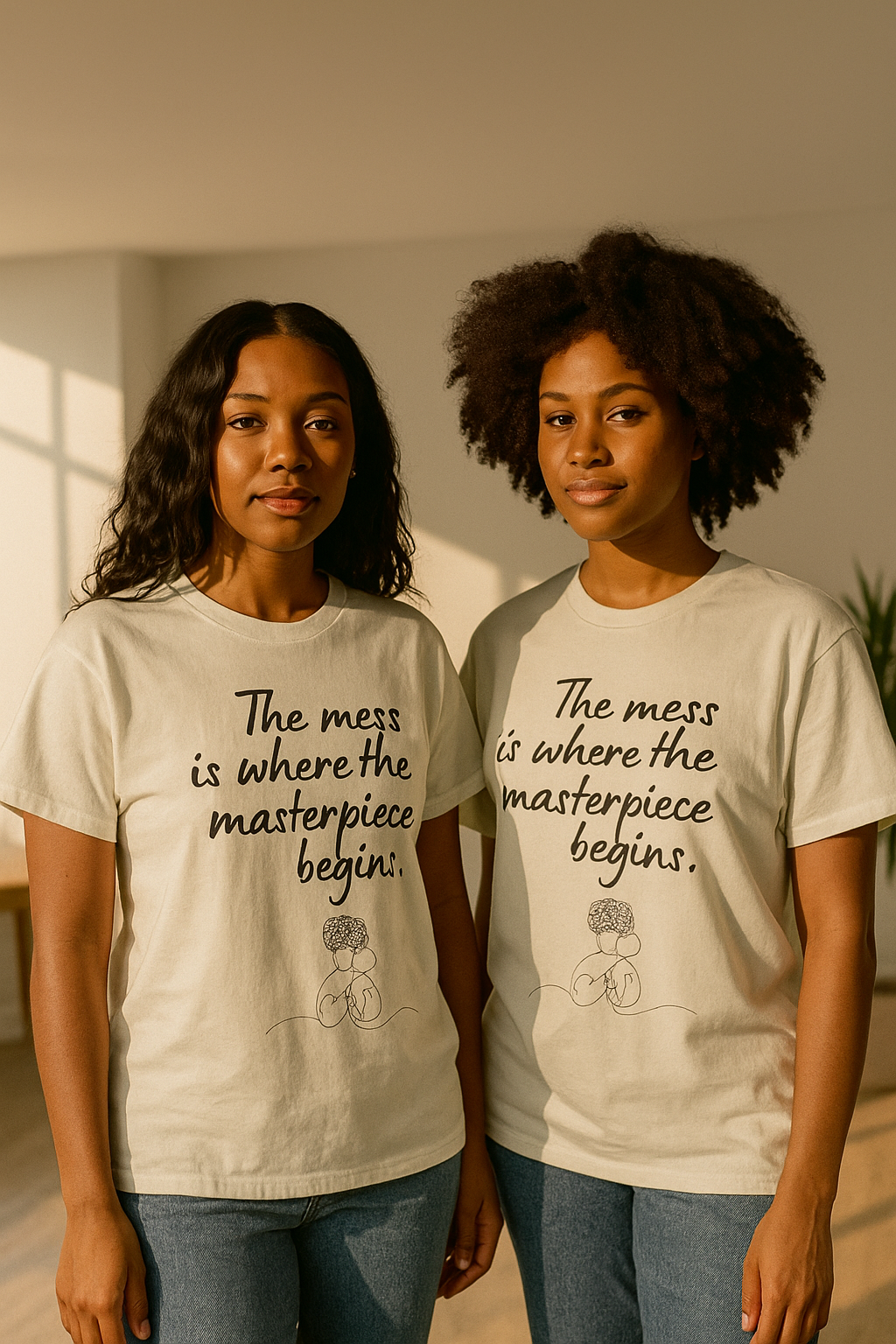 Masterpiece in the Making Tee — Embrace the Mess