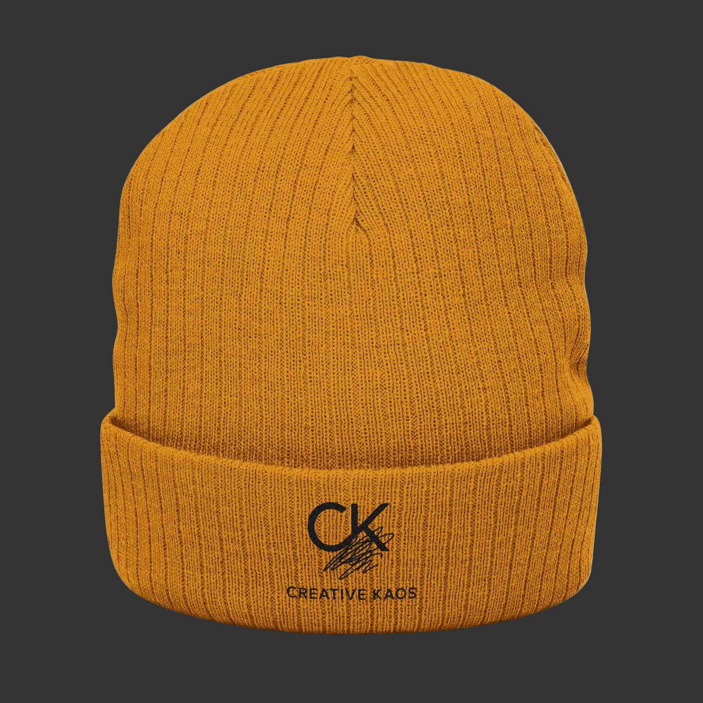 Creative Koas Ribbed Knit Beanie